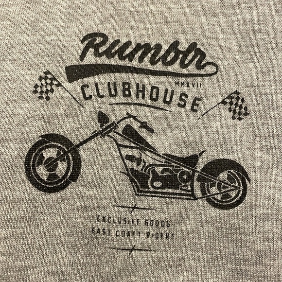 Rumblr Streetwear Small Zip Up Grey Hoodie - Picture 2 of 7